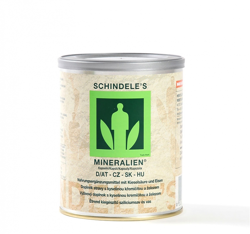 500 kaps Schindeleho minerály
