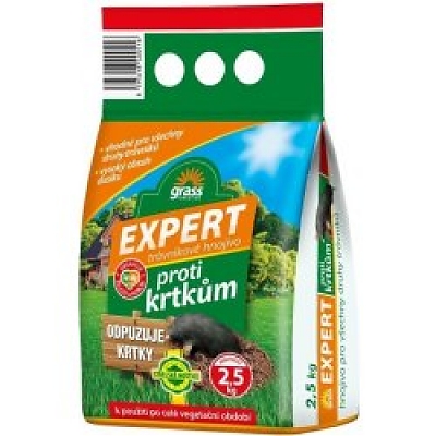 Expert s odpudzujúcim účinkom proti krtkom