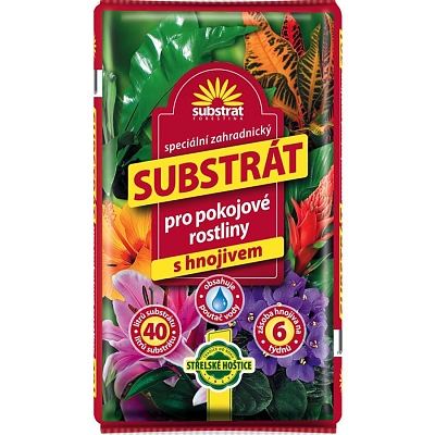 Substrát pre izbové rasliny