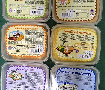 Majonézové šaláty rôzne druhy - 140g