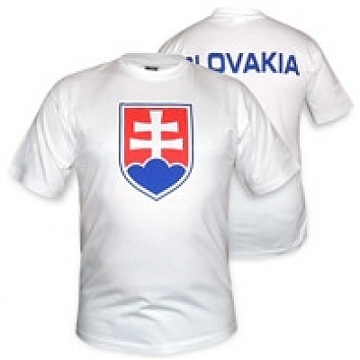 Tričko SLOVAKIA biele