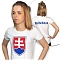 Tričko SLOVAKIA biele dámske