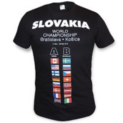 Tričko SLOVAKIA MS 2019 vlajky