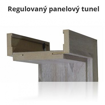 Regulovaný panelový tunel