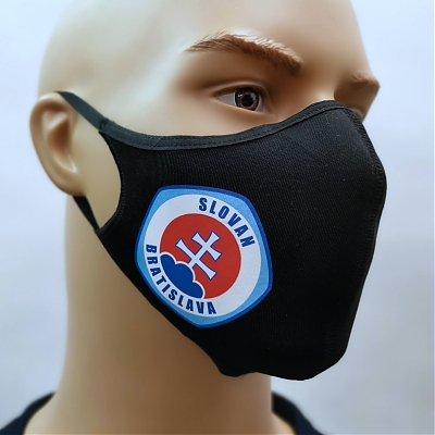 ŠK Slovan Adidas rúško čierne