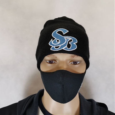 Slovan Bratislava Zimná čiapka SB čierna