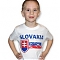 Tričko SVK vlajka biele JR
