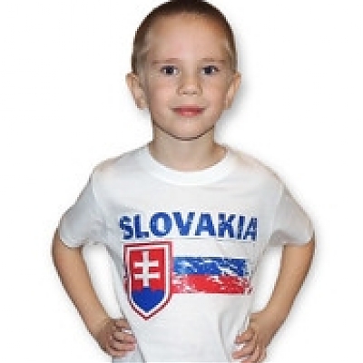 Tričko SVK vlajka biele JR