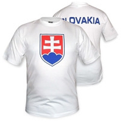 Tričko SLOVAKIA biele
