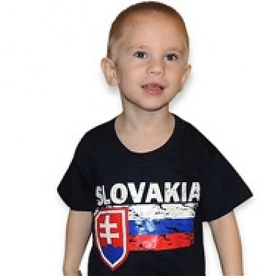 Tričko SLOVAKIA vlajka JR