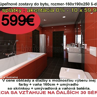 Kúpeľňové zostavy do bytu