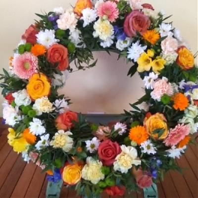 Smútočný vypichovaný veniec Mix