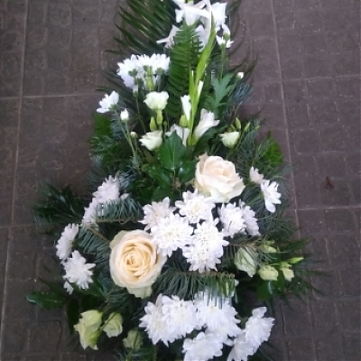 Smútočná vypichovaná kytica Gladiola