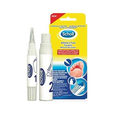Scholl kompletná súprava pre ošetrenie atletickej nohy