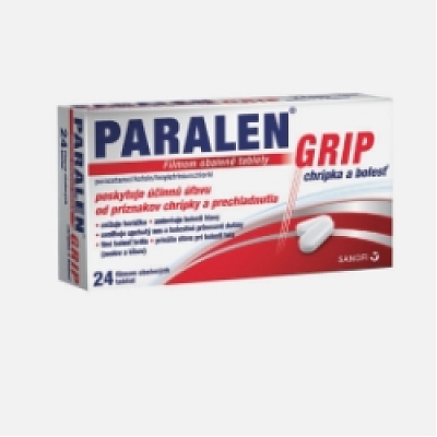 PARALEN GRIP chrípka a bolesť, 24 tbl