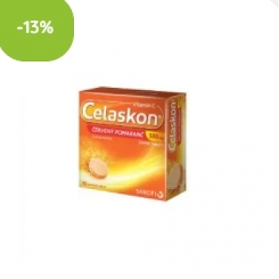 Celaskon 500 mg červený pomaranč, 30 šumivých tabliet