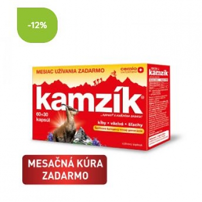 Cemio Kamzík, 60 + 30 cps ZADARMO