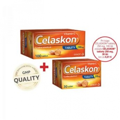 CELASKON tablety 250 mg, 100 tbl + CELASKON tablety 250 mg, 30 tbl