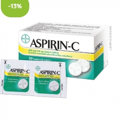 ASPIRIN-C, 400 mg/240 mg šumivé tablety