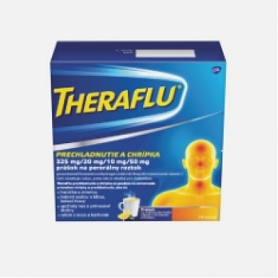 THERAFLU prechladnutie a chrípka, 14 vreciek