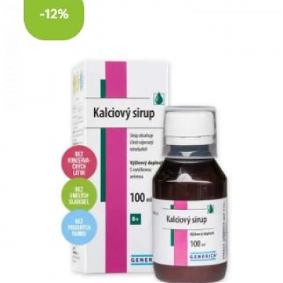 Kalciový sirup, 100 ml