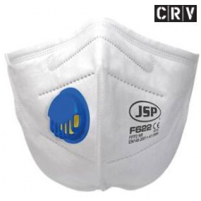 SKLADOM!!Respirátor FFP2 JSP respir. FFP2V(F622) s ventil.