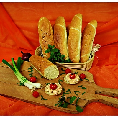 100g Rožok s posypom soľ, rasca