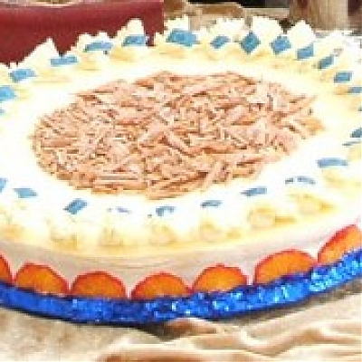TORTA S ORIEŠKOVO-POMARANČOVÝM KRÉMOM