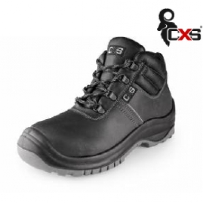 Obuv členková CXS SAFETY STEEL MANGAN S3, čierna