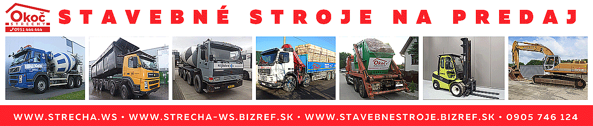 stavebné stroje na predaj Šaľa, prenájom stavebných strojov Šaľa, stavebné stroje Šaľa, strechy sala