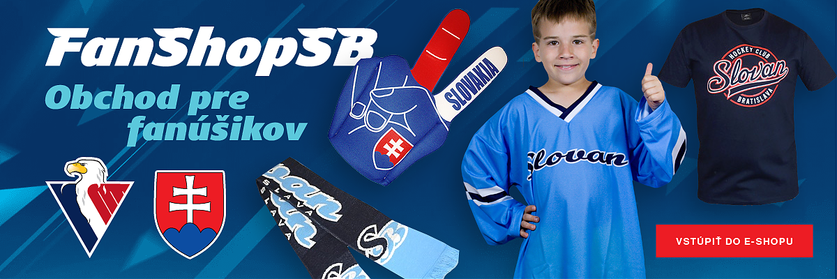 hokejové suveníry, mikiny Slovan, e-shop Banská Bystrica