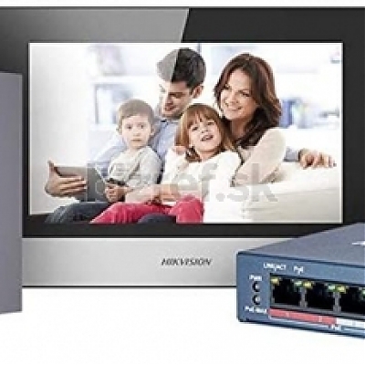 HIKVISION sada - VIDEOVRATNIKA (LAN) - zvonenie na mobil