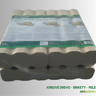 Drevené brikety kváder RUF paleta 960 kg