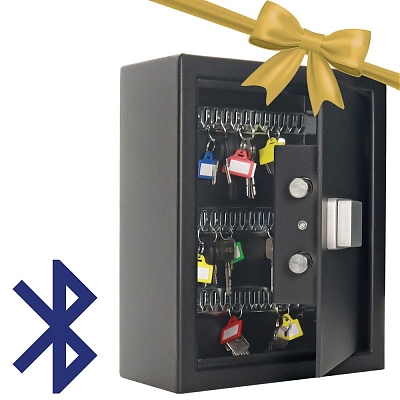 Rottner Fifty BT Key Safe 20 sejf na kľúče s bluetooth zámkom čierny
