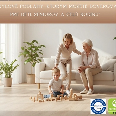Zdravotné výhody certifikovaných vinylových podláh pre celú rodinu