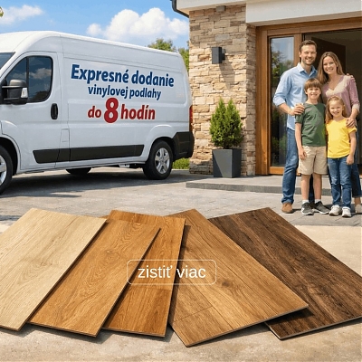 EXPRESNÉ DODANIE VINYLOVEJ PODLAHY DO 8 HODÍN!