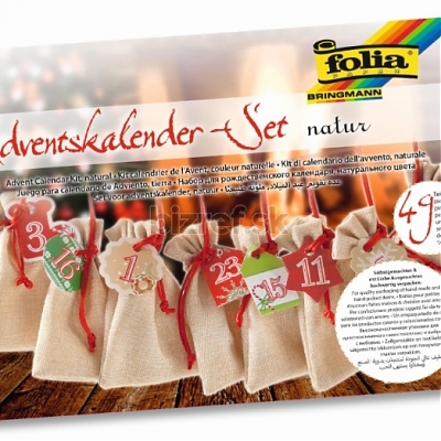 Adventný kalendár - sada - "Vrecúška