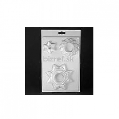 Forma na sádru - plastová - svietnik hviezda